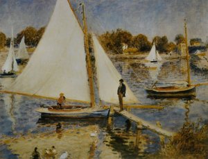 アルジャントゥイユのセーヌ川 作： Pierre Auguste Renoir